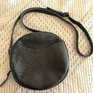 Portland Leather Large “Almost Perfect” Circle Crossbody Bag